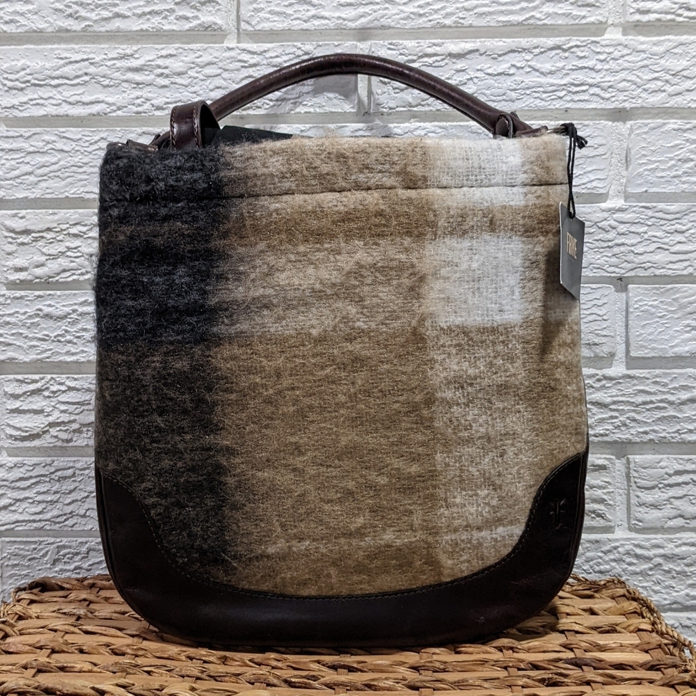 🤎 SOLD 🤎NWT Frye Melissa blanket hobo - Picture 1 of 9